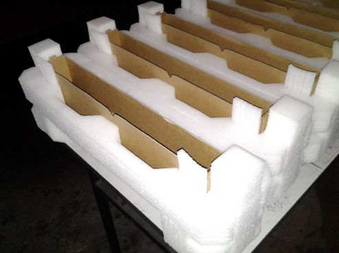 Foam and Corrugated Box Assembly